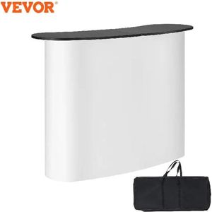 Vevor - Beursbalie Draagbaar - Promotietafel Opvouwbaar - Voor Beurzen - Binnen en Buiten - 48 kg Draagvermogen - Snel Op te Zetten