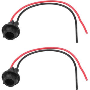 2pcs Car Light Bulb Socket Holder - T10 Extension Socket for Parking Lights, Side Lights, License Plate Lights .