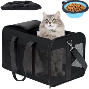 Lexium Katten Vervoersbox - Kattenvervoersbox - Reistas Katten - Reismand - Kattendraagtas - Transporttas