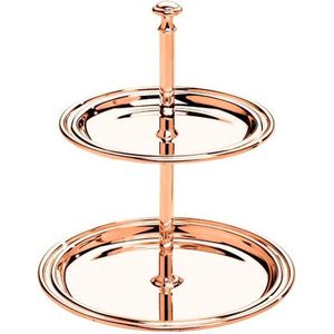 Zilverstad Etagère Elegance 2-hoog verkoperd 16cm