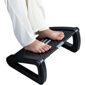 Ergonomische bureau voetsteun met massagefunctie - 6 niveaus verstellen Foot rest
