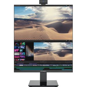 INNOCN 28C1Q - SD QHD Nano IPS Monitor - USB-C 90W - HDMI 2.1 - 28 inch - Webcam - Dual Mic - 2560*2880 - 16:18 - Auto Brightness - ΔE＜2 Gekalibreerd - Multi Roteerbaar - Reddot 2023