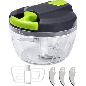 CRLYN® Chopper - Hakmolen - Groentesnijder Electrisch - Transparant