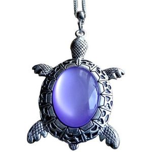 2 Love it Schildpad Lila - Ketting - Lengte 45 cm