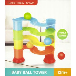 JollyToddler - Baby Knikkerbaan - Ballen Toren