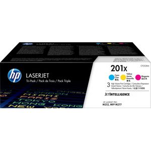 HP 201X Toner cartridge / Geel / Magenta / Cyan / Tri-pack