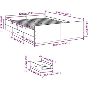 vidaXL-Bedframe-met-lades-bewerkt-hout-betongrijs-120x190-cm