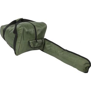Kettingzaagtas - gereedschapstas voor thuis en houthakker - Oxford tas (groen 22 inch)
