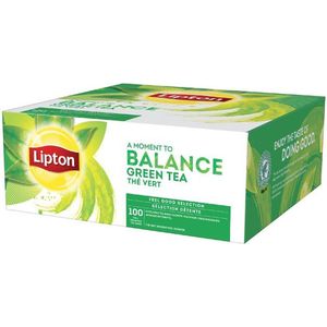 Thee lipton balance green tea 100x1.5gr | Pak a 100 stuk | 12 stuks