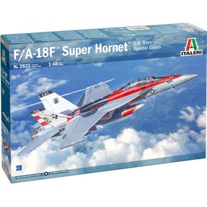 1:48 Italeri 2823 F/A-18F Super Hornet U.S. Navy Special Colors Plastic Modelbouwpakket