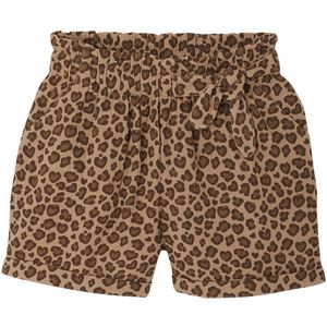 Vertbaudet Meisjesshort in ""paperbag""-stijl, van katoengaas