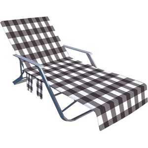 Opvouwbare relaxstoel met verstelbare ligstand en zijdelingse opbergtas
