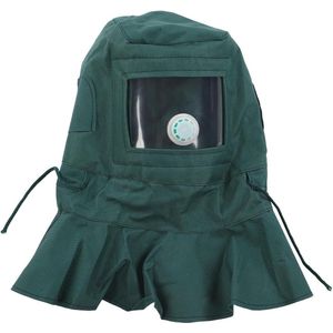 Sandblasting Hood with Adjustable Cord Shawl Cap - Oxford Fabric PC Gas Exhaust Valve for Fertilizer Factories Cement Factories Dust Protection