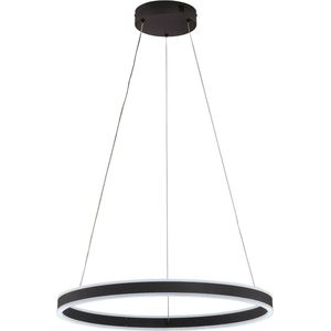 Fischer & Honsel - Hanglamp Sirko - 1x LED 54 W (incl.) - Zwarte Zandgrond