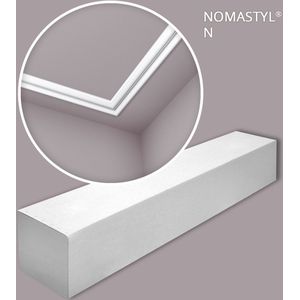 NMC N-box-10 NOMASTYL Noel Marquet 1 doos 10 stukken Kroonlijst modern design wit | 20 m