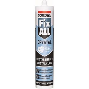 Soudal  Fix All Crystal transparant 290ml -12 STUKS