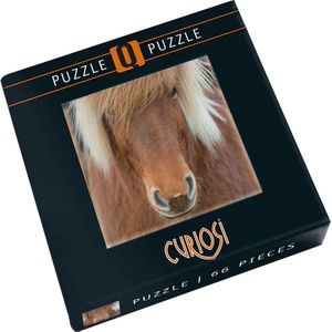 Curiosi Q-puzzel (moeilijke stukjes) - Dier - Pony (66 stukjes)