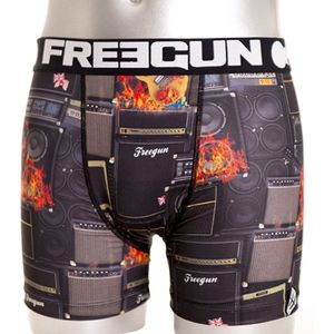 FreeGun Polyester Boxershorts Underwear Rock Zwart - S