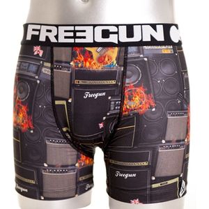 FreeGun Polyester Boxershorts Underwear Rock Zwart maat S
