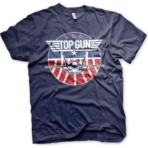Top Gun Heren Tshirt -2XL- Tomcat Blauw