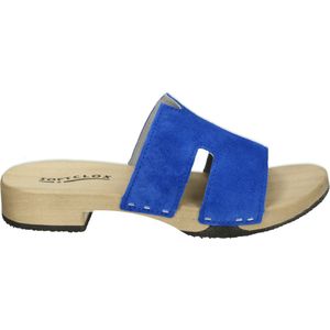 Softclox S3501 BLIDA - Dames slippers - Kleur: Blauw - Maat: 38