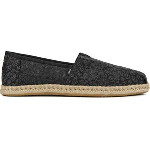 TOMS Espadrilles Female / Instappers / Damesschoenen - Canvas - Alpargata. rope bot - Zwart - maat 37