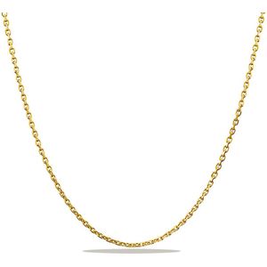 Juwelier Zwartevalk - 14 karaat gouden anker schakel ketting 1.1/50cm