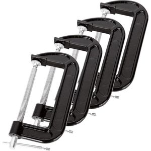 Heavy Duty 6 inch G-klemmen - Set van 4 - Voor houtbewerking lassen en automotive reparatie