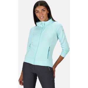 Regatta Cuba Geventileerde Softshell Wandeljas Met Capuchon Voor Dames Aqua Blauw