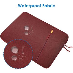 Laptop Sleeve Hoes, 13-13,6 Inch Laptop Notebook, Case Bag Waterdichte Beschermhoes Schokbestendig (Rood)