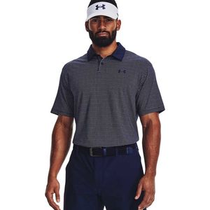 Under Armour Golf T2g Printed Polo Met Korte Mouwen Blauw S