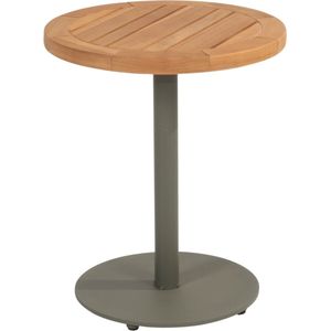 4 Seasons Outdoor - Volta - Bijzettafel - Olive - Aluminium - 45xH55 cm