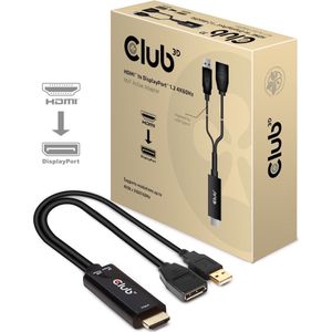 Club3D CAC-1331 - HDMI naar DisplayPort 1,2 4K60Hz M/F actieve adapter