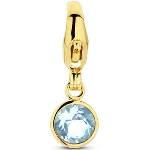 Slotbedel Met Geboortesteen 14K Geelgoud