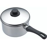 Kitchencraft Steelpan 1,25 Liter 16 Cm Rvs Zilver