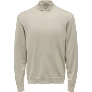 Only & Sons Trui Onswyler Life Reg 14 Roll Knit Noos 22020879 Silver Lining Mannen Maat - XXL