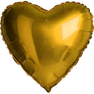 Valentijn Decoratie Valentijn Versiering I Love You Hartjes Ballonnen Valentijn Versiering Folie Ballon Hart Goud 60 Cm XL Formaat – 1 Stuk