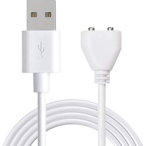 Vibrator Oplader 6mm - Magnetische Oplaadkabel - USB Lader Sex Toys - Wit