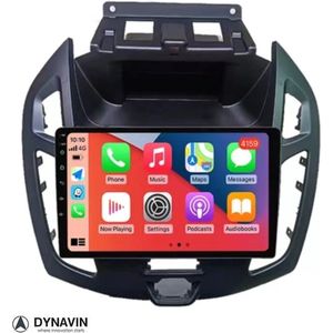 Dynavin autoradio navigatie Ford Transit connect carkit android auto draadloos apple carplay android 13