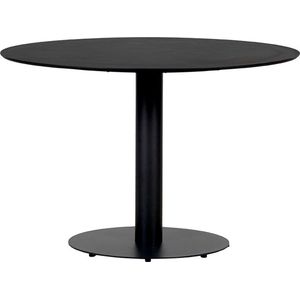 Lisomme Sieb ronde tuintafel zwart - Ø110 cm