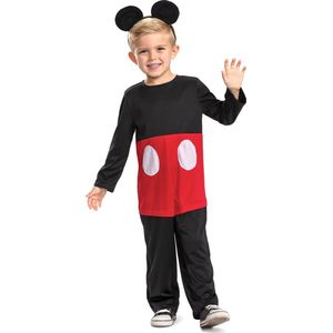 DISGUISE - Mickey Mouse klassiek kinderkostuum - 110/128 (4-6 jaar)