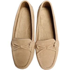 Livano Loafers Dames - Met Hak - Damesschoenen - Instappers - Abrikoos - Maat 41.5