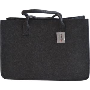 Boodschappentas met houten handvat sale