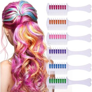 Lexium Haarkrijt - Haarkrijt Voor Kinderen - Hair Chalk - Haar Krijt - Sinterklaas Cadeau - Kerstcadeau