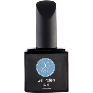 Gelzz Gellak - Gel Nagellak - kleur Morning Dew G235 - Blauw - Dekkende kleur - 10ml - Vegan
