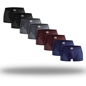 BOXR Underwear - Bamboo Boxershort Heren - 8-Pack - XXL - Onderbroeken Heren - Bamboe Ondergoed Heren - Zachte Bamboe Boxershorts voor Mannen