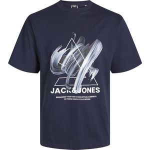 Jack & Jones t-shirt jongens - blauw - JCOtint - maat 140