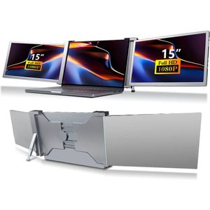 Monitor Arm Voor 3 Schermen - Ergonomische En Ruimtebesparende Beugel - Verstelbaar Ontwerp - Perfect Voor Thuiswerkplekken