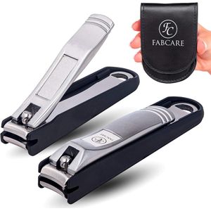 Nagelknipper Set met Nagelvanger en Nagelvijl - Perfect voor Manicure en Pedicure - Inclusief Chique Etui en E-book