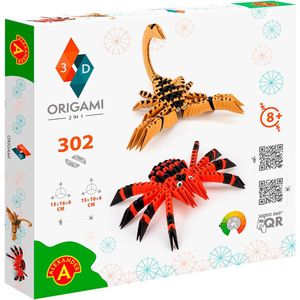 Alexander Speelgoed ORIGAMI 3D Spin en Schorpioen - 302st
